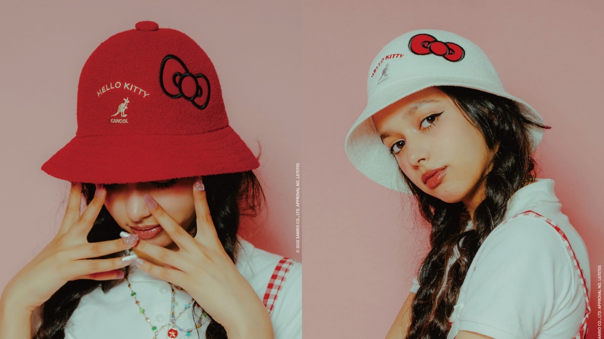 萌到荷包破洞！KANGOL X HELLO KITTY聯名帽款曝光，經典蝴蝶結＋刺繡