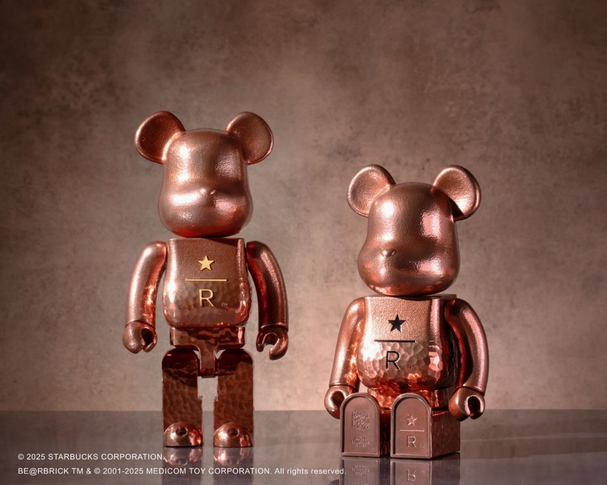Starbucks Reserve™ + BE＠RBRICK重磅打造限量典藏聯名商品，錫製BE