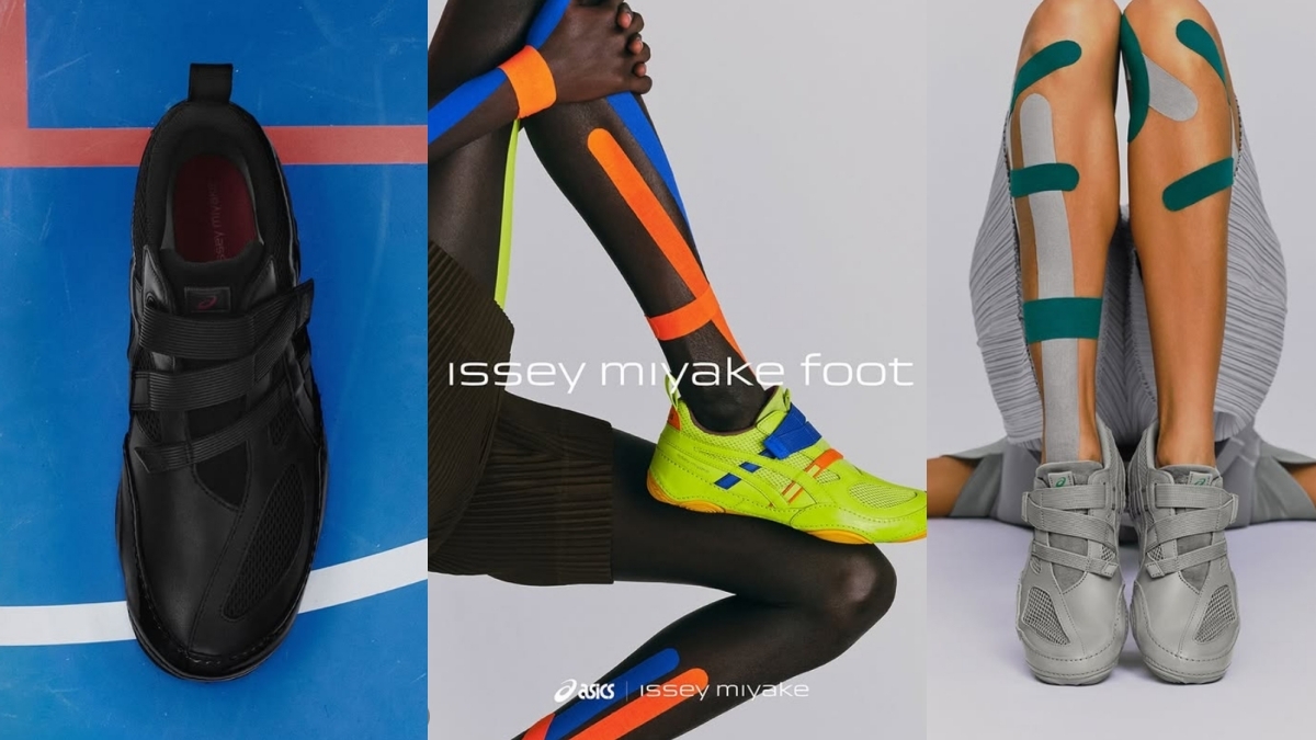 三宅一生×亞瑟士聯名推出前衛薄底鞋HYPER TAPING™