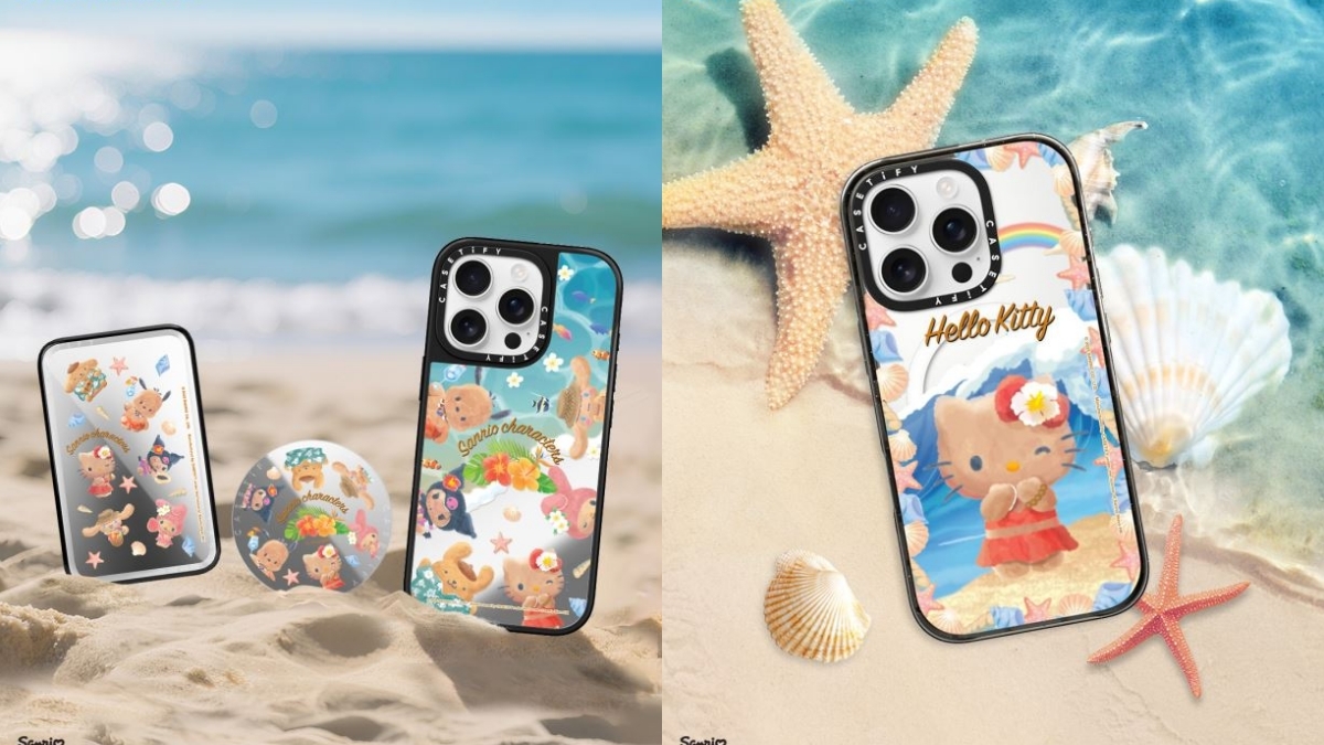 曬黑Hello Kitty加入CASETiFY，Sun-Kissed三麗鷗家族系列限時一週火熱
